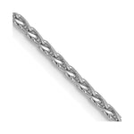 Load image into Gallery viewer, Leslie&#39;s 14K White Gold 1.3mm D/C Spiga (Wheat) Chain1955-20
