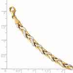 Load image into Gallery viewer, Leslie&#39;s 14K w/Rhodium D/C Bracelet2672-7
