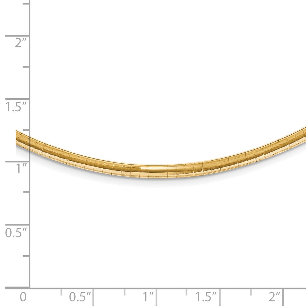 Leslie's 14K Two-tone Supreme Reversible Omega Necklace2689-16