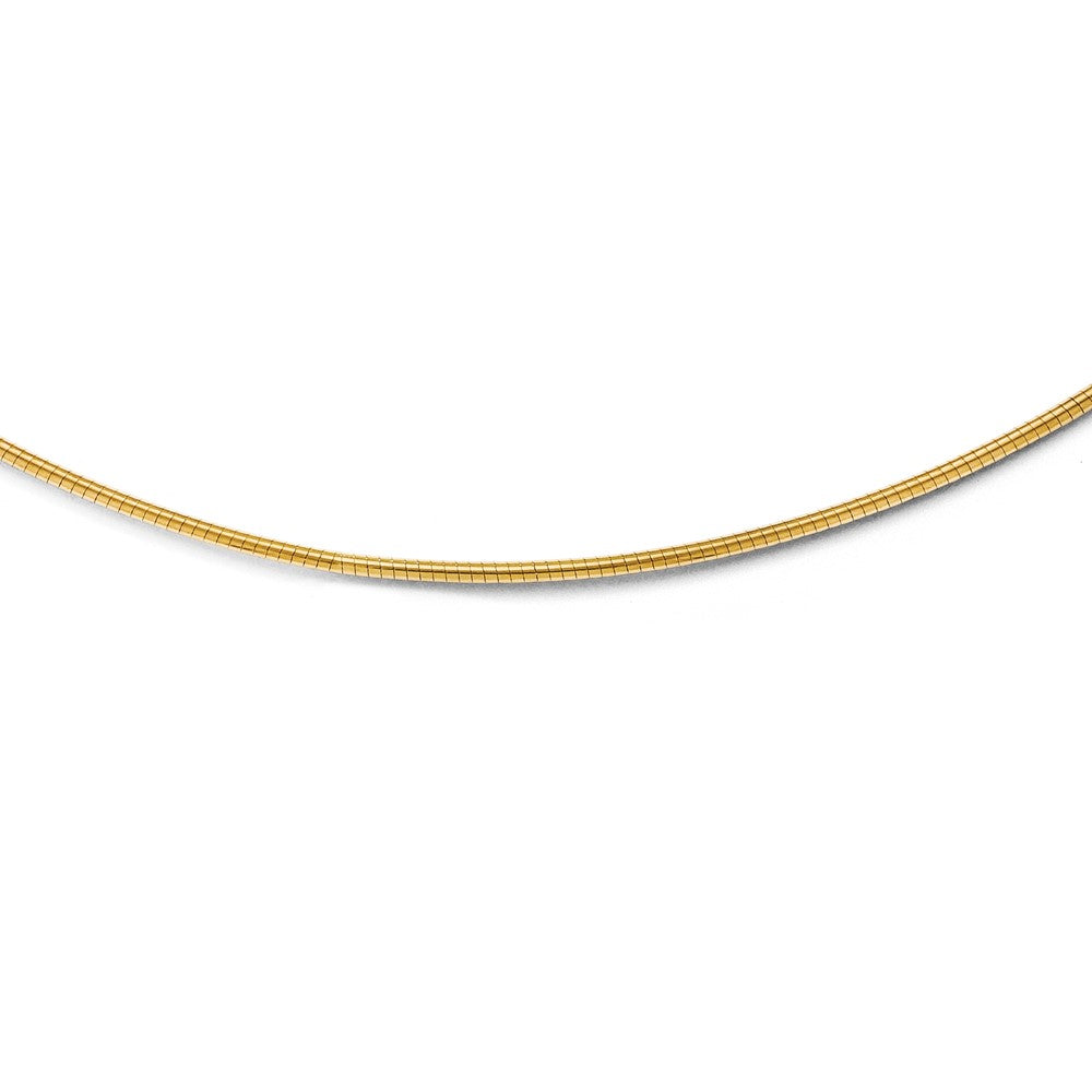 Leslie's 14K Adjustable Snake Omega Necklace2920-16