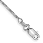Load image into Gallery viewer, Leslie&#39;s 14K White Gold .8 mm D/C Quadra Wheat Chain3070-9
