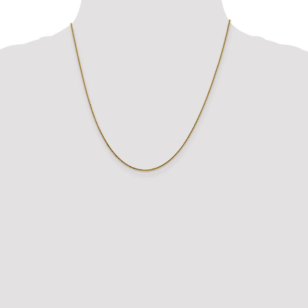 Leslie's 14K .8 mm D/C Quadra Wheat Chain3077-20