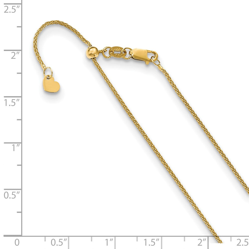 Leslie's 14K 1 mm Adjustable Wheat Chain3103-30