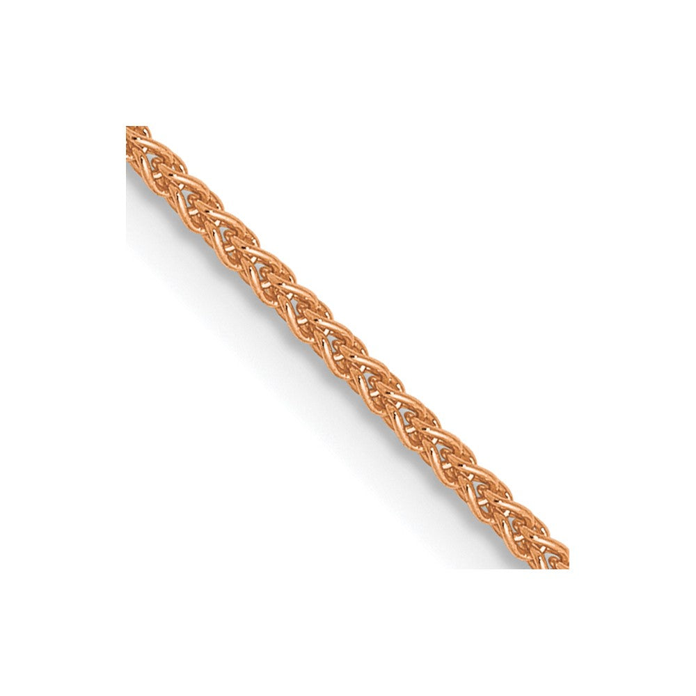 Leslie's 14K Rose Gold 1mm Spiga (Wheat) Chain3109-16
