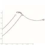 Load image into Gallery viewer, Leslie&#39;s 14K White Gold 1 mm Adjustable Flat Cable Chain3220-30
