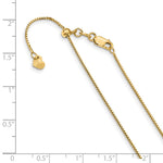 Load image into Gallery viewer, Leslie&#39;s 14K .8 mm Adjustable Box Chain3362-30
