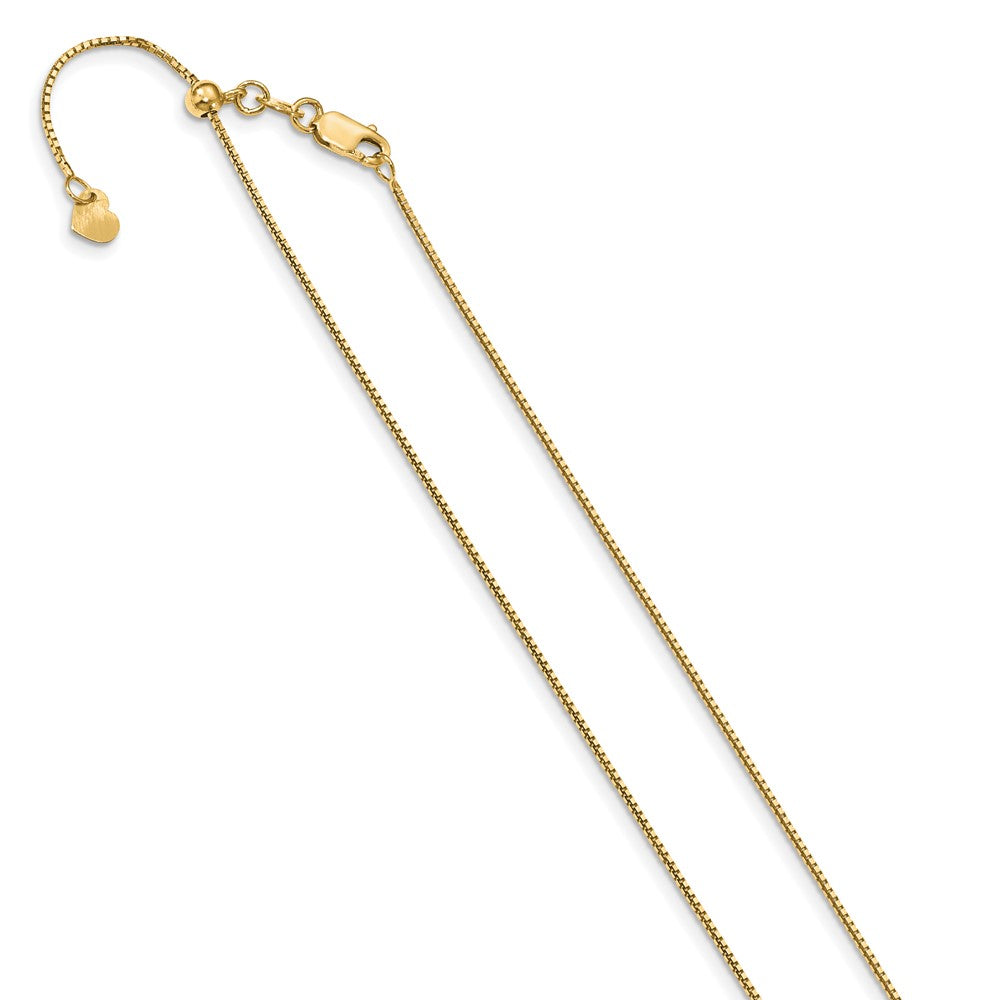 Leslie's 14K .8 mm Adjustable Box Chain3362-30