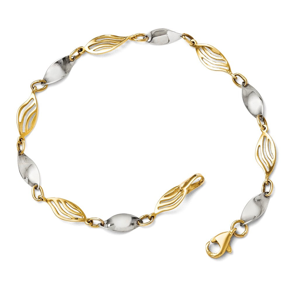 Leslie's 14K Two-tone Bracelet3907-7