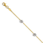 Load image into Gallery viewer, Leslie&#39;s 14K Two-tone Anklet4031-10
