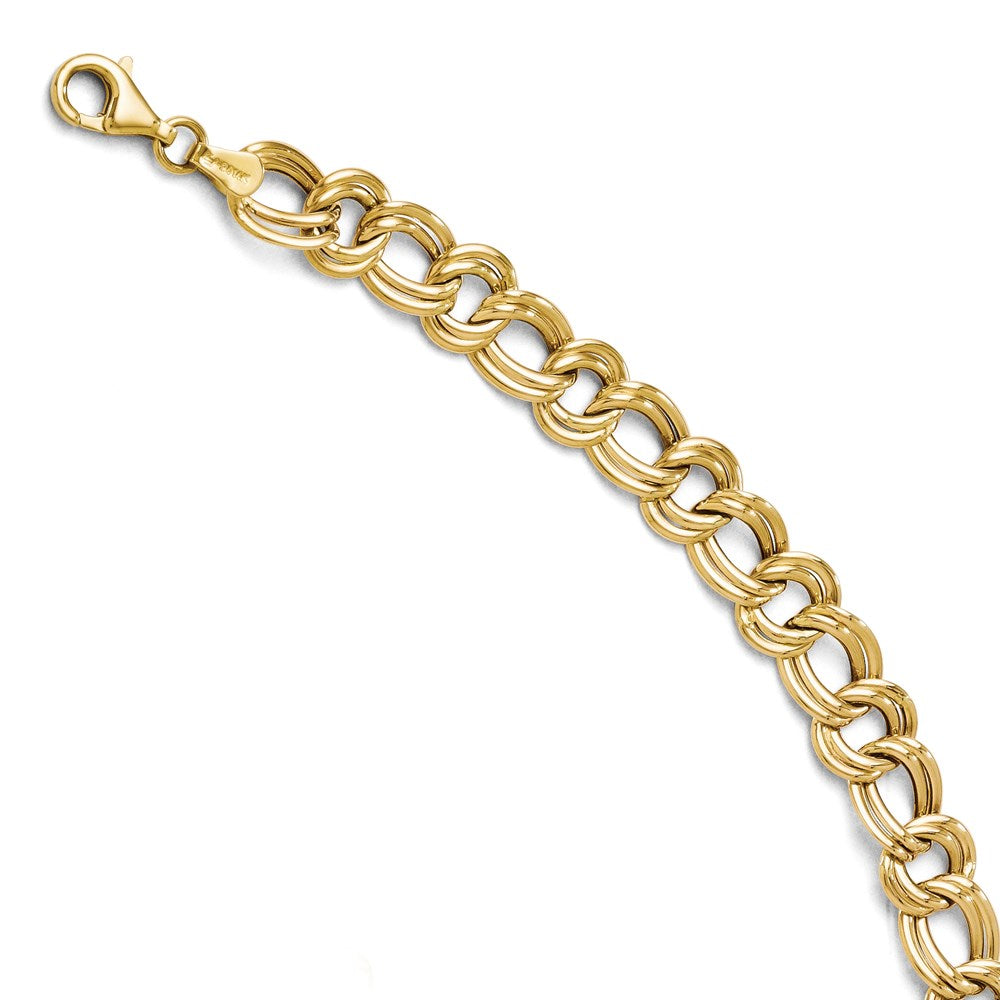 Leslie's 14K Yellow Gold Fancy Link Bracelet4060-7