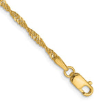 Load image into Gallery viewer, Leslie&#39;s 14K 1.9mm Singapore Chain4075-7
