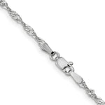 Load image into Gallery viewer, Leslie&#39;s 14K White Gold Singapore Chain4076-8
