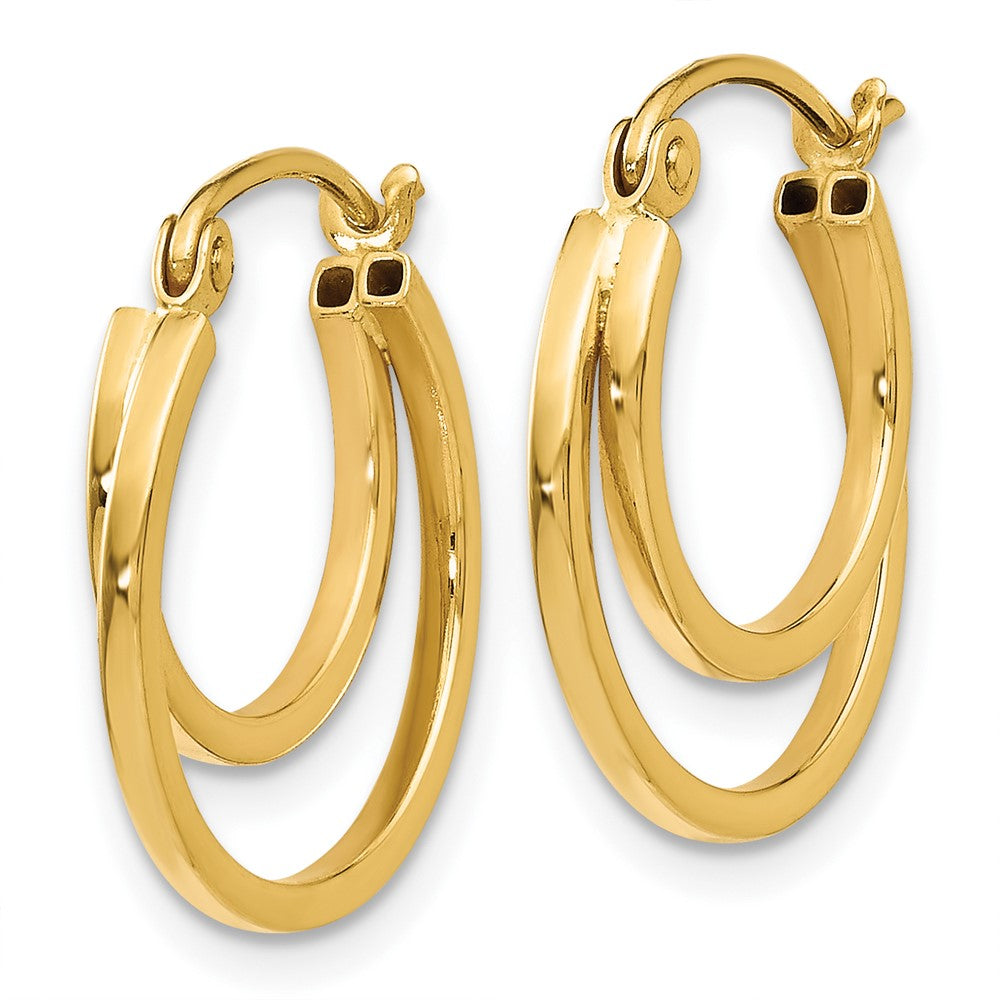 Leslie's 14K Polished Hinged Hoop Earrings46D