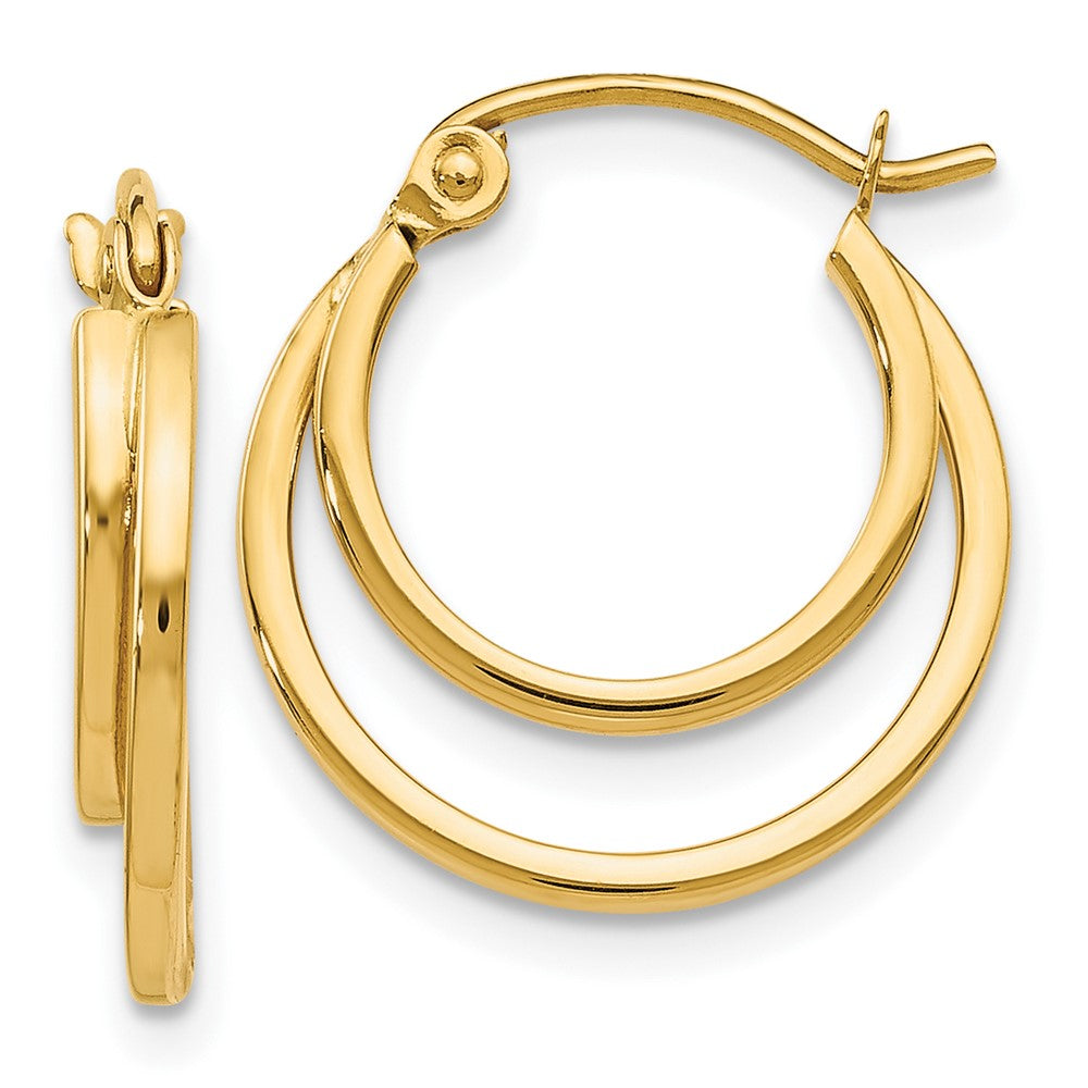 Leslie's 14K Polished Hinged Hoop Earrings46D