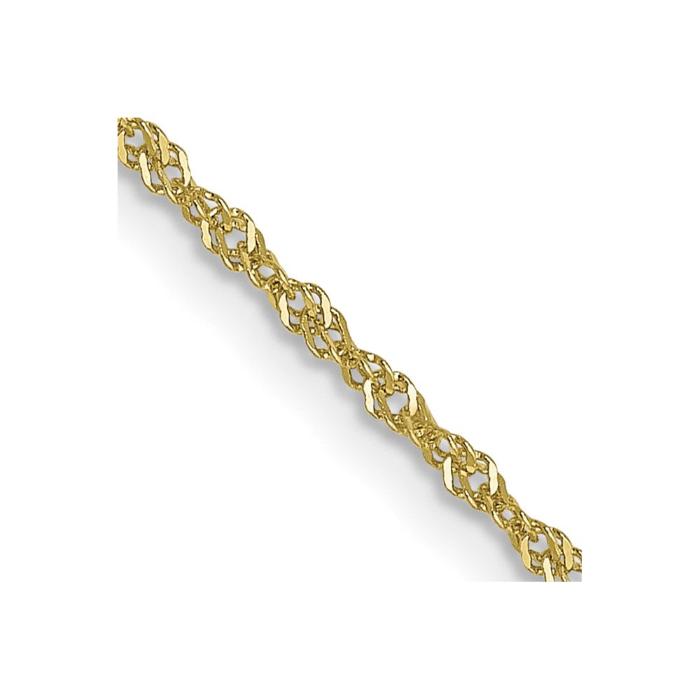 Leslie's 10K 1 mm Singapore Chain5056-16