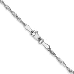 Load image into Gallery viewer, Leslie&#39;s 14K White Gold Singapore w/Lock Chain515-7
