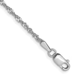 Load image into Gallery viewer, Leslie&#39;s 14K White Gold Singapore w/Lock Chain515-7
