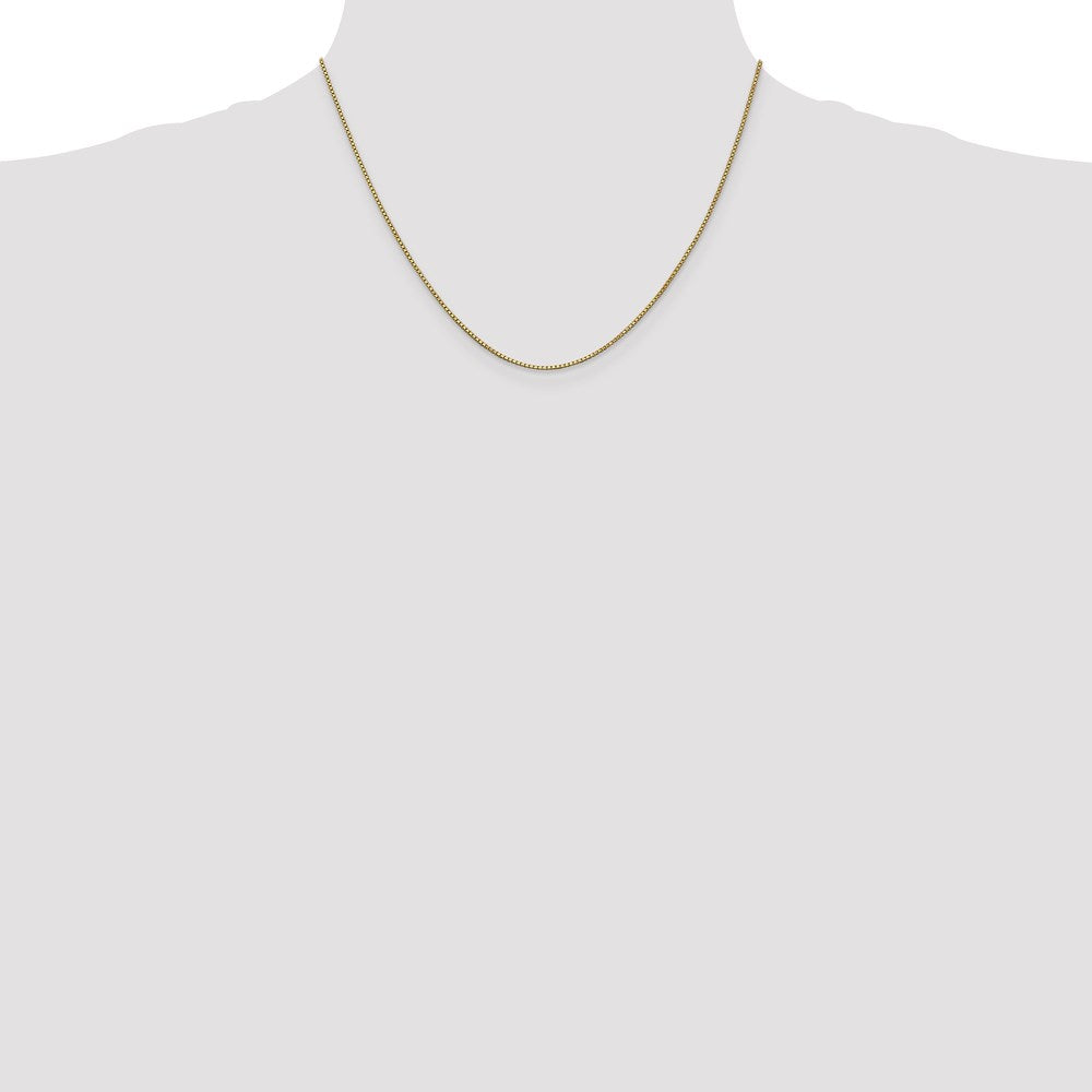 Leslie's 14K 1 mm Polished Box w/Lobster Chain516-18