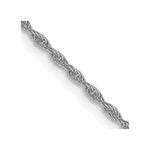 Load image into Gallery viewer, Leslie&#39;s 10K White Gold 1.2 mm Loose Rope Chain5187-16
