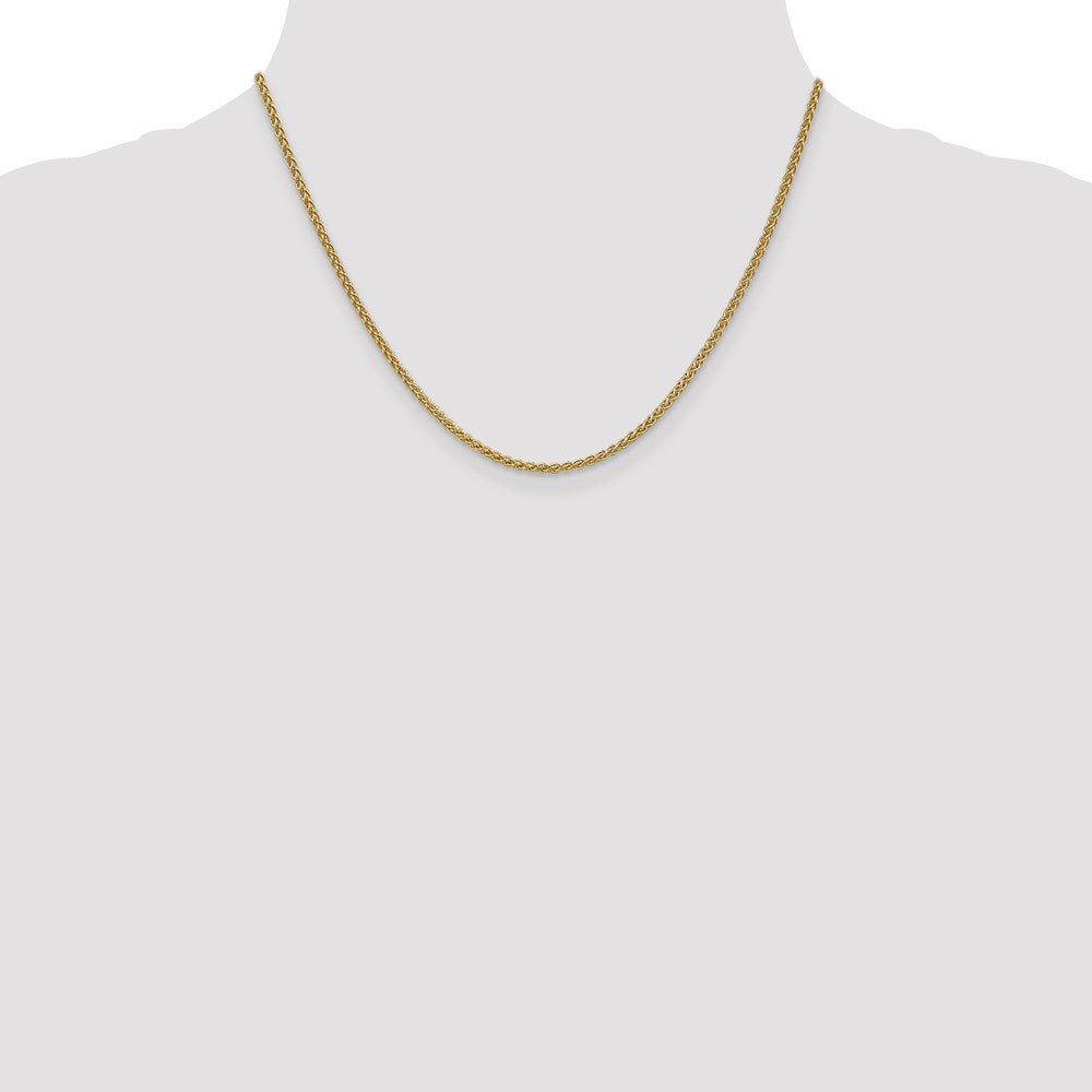 Leslie's 14K 2.1mm Spiga (Wheat) Chain523-18