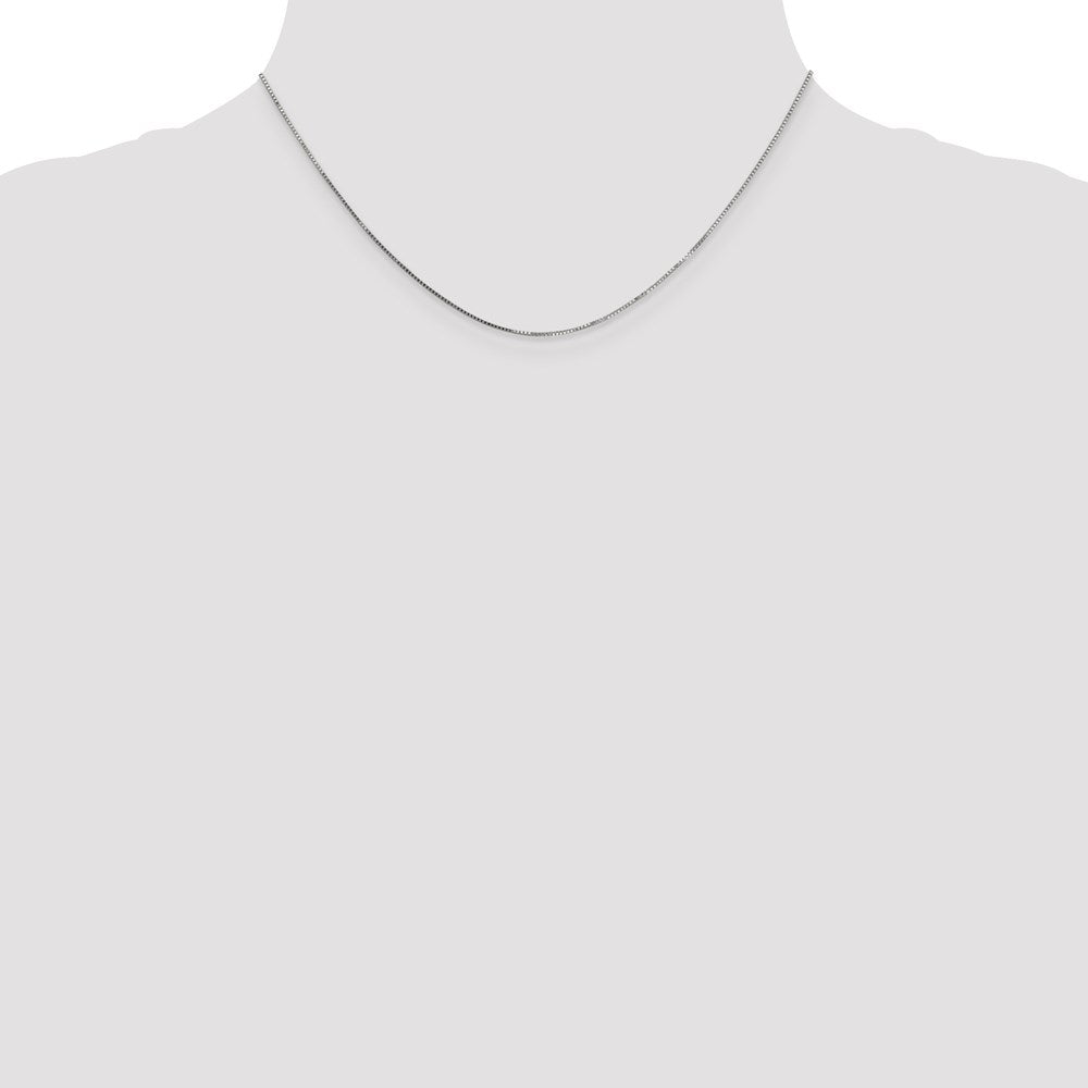 Leslie's 10K White Gold .7 mm Box Chain5259-16