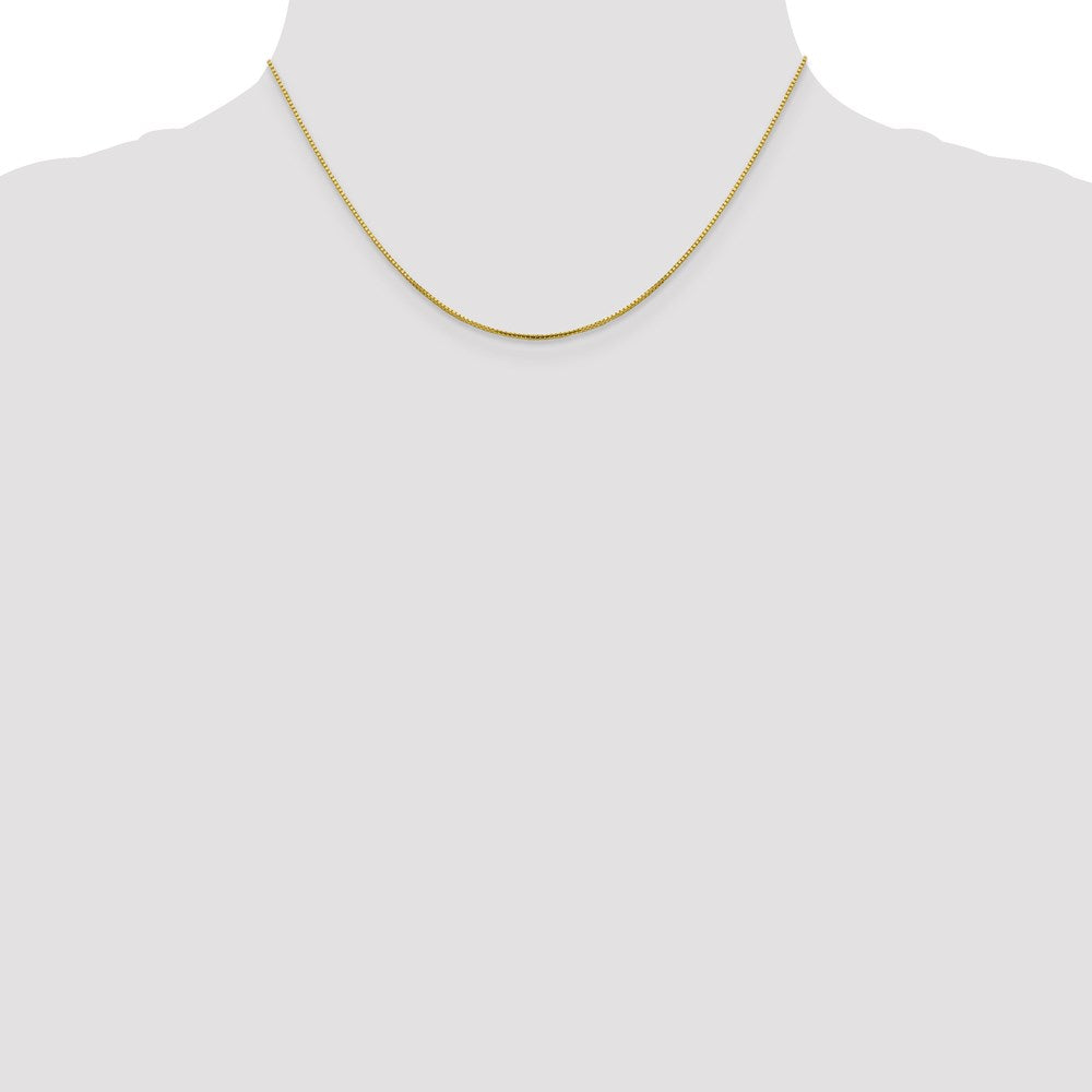 Leslie's 10K .95 mm Octagonal Sparkle Box Chain5272-16