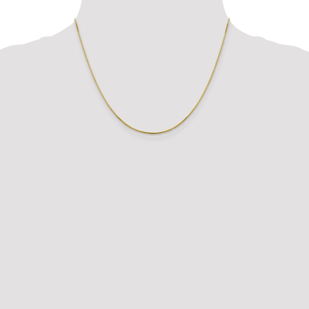 Leslie's 10K .95 mm Octagonal Sparkle Box Chain5272-18