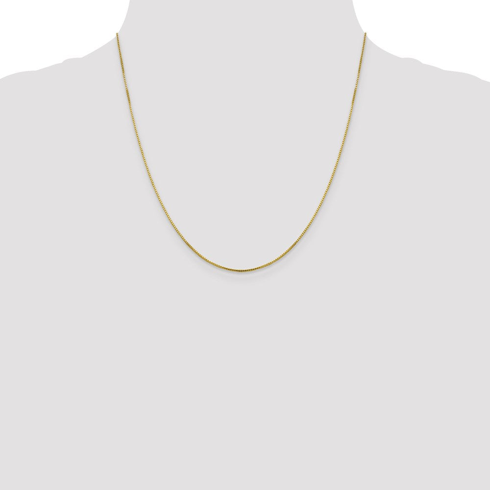 Leslie's 10K .95 mm Octagonal Sparkle Box Chain5272-20