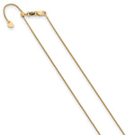 Load image into Gallery viewer, Leslie&#39;s 10K Yellow Gold .8 mm Adjustable Wheat Chain5278-22
