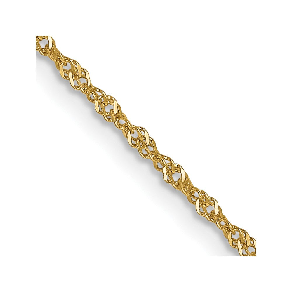 Leslie's 14K 1 mm Light Singapore Chain589-16