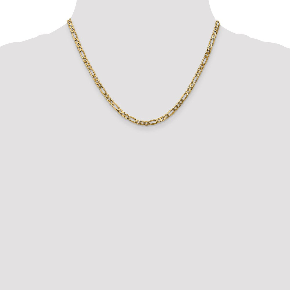 Leslie's 14K 4.0mm Flat Figaro Chain644-18