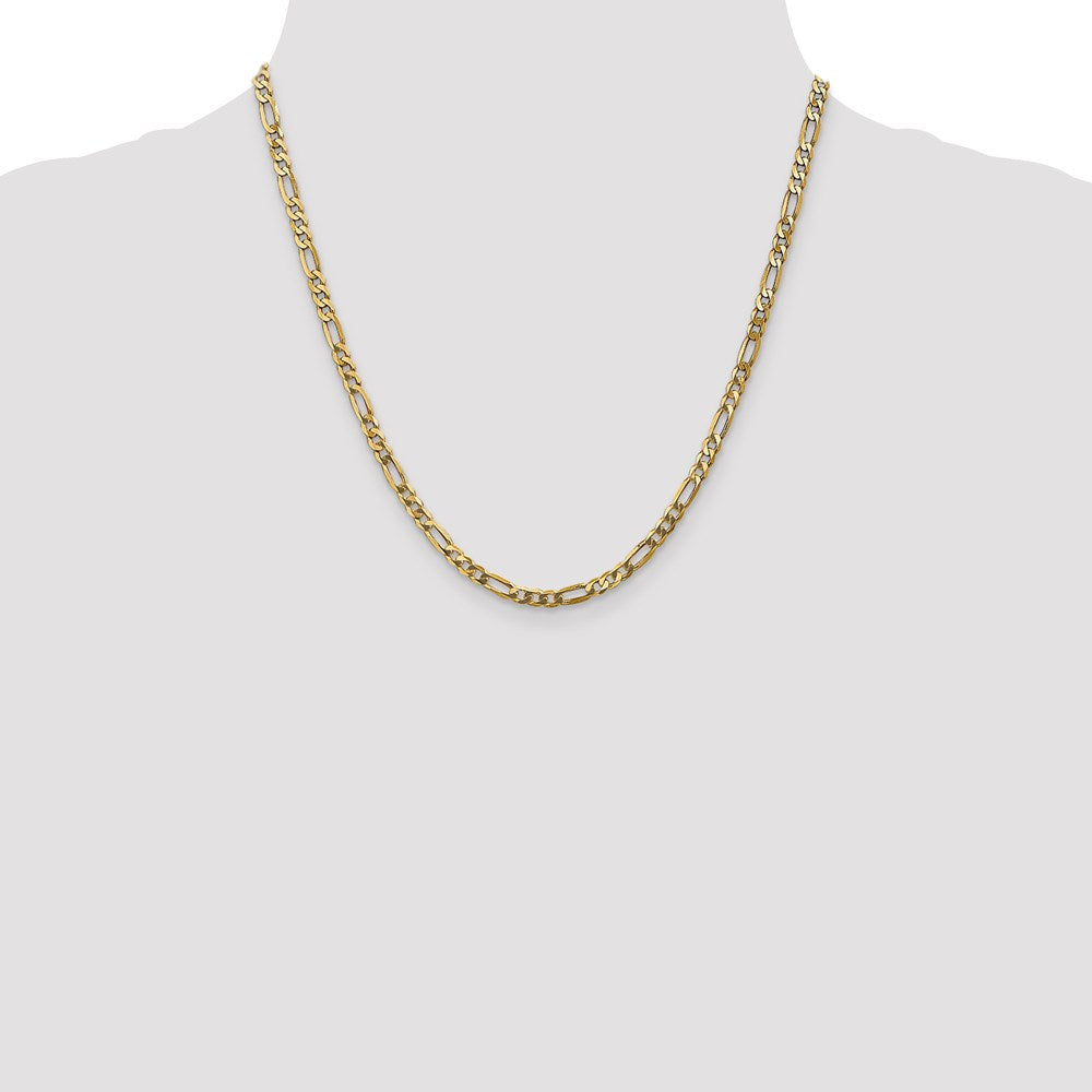 Leslie's 14K 4.0mm Flat Figaro Chain644-20
