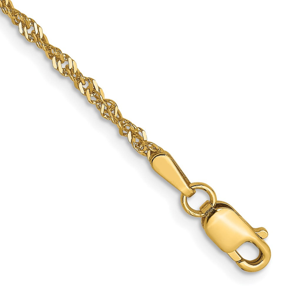 Leslie's 1.6mm 14K Singapore Chain668-7