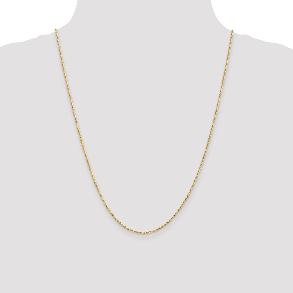 Leslie's 14K 1.3mm Diamond-Cut Rope Chain7058-24