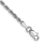 Load image into Gallery viewer, Leslie&#39;s 14K White Gold 2.50mm Diamond-Cut Rope Chain7061-7
