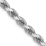 Load image into Gallery viewer, Leslie&#39;s 14K White Gold 4.00mm Diamond-Cut Rope Chain7072-22

