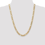 Load image into Gallery viewer, Leslie&#39;s 14K 7.0mm Flat Figaro Chain7097-24
