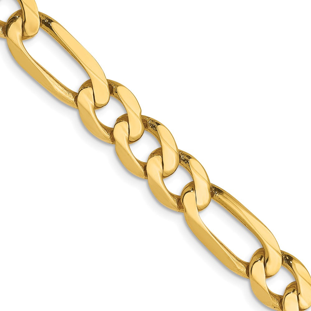 Leslie's 14K 7.0mm Flat Figaro Chain7097-22