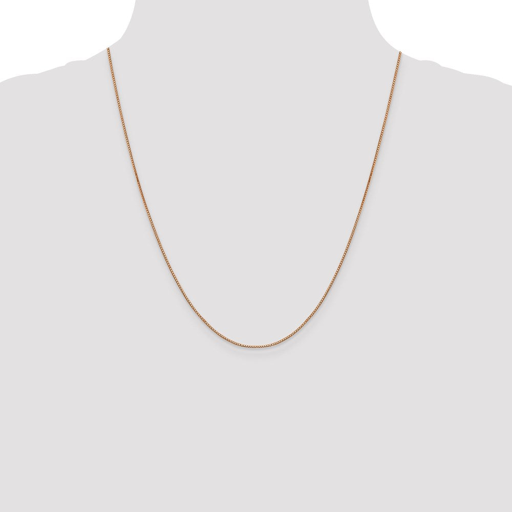 Leslie's 14K Rose Gold .8 mm Box w/Lobster Chain7160-22