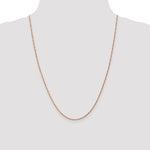 Load image into Gallery viewer, Leslie&#39;s 14K Rose Gold 1 mm Singapore Chain7164-24
