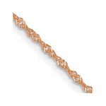 Load image into Gallery viewer, Leslie&#39;s 14K Rose Gold 1 mm Singapore Chain7164-24
