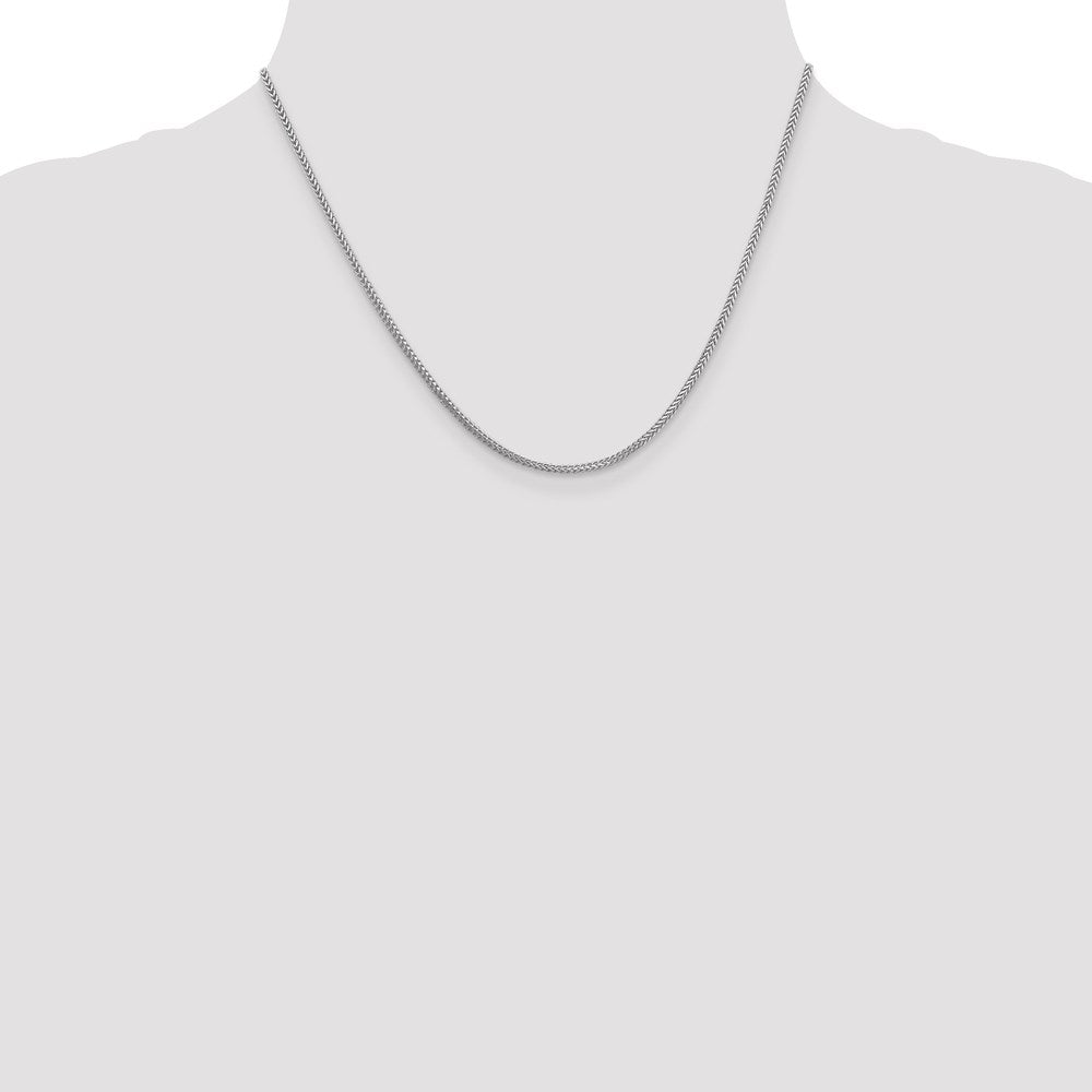 Leslie's 14K White Gold 1.25 mm Franco Chain7178-18