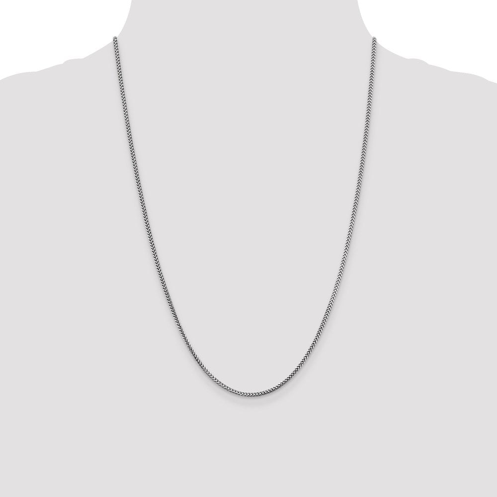 Leslie's 14K White Gold 1.5 mm Franco Chain7180-24