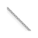 Load image into Gallery viewer, Leslie&#39;s 14K White Gold .6 mm Boston Link Chain7192-16
