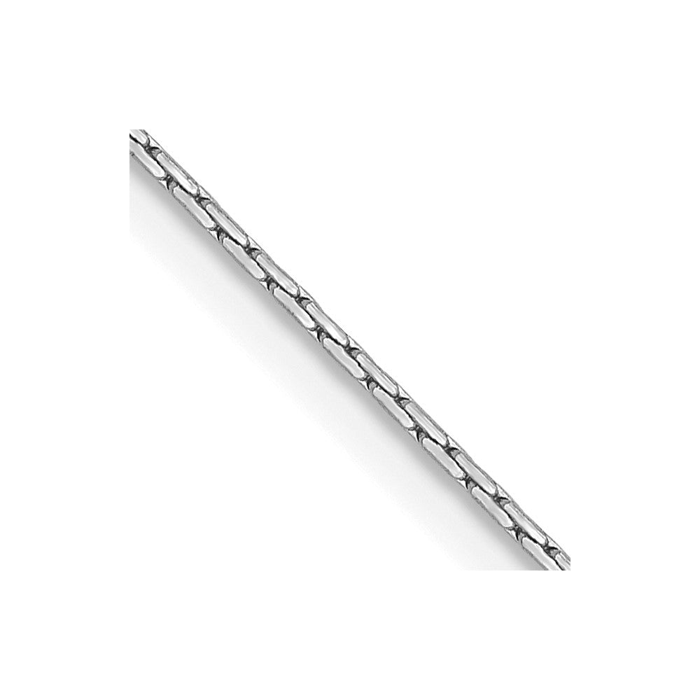 Leslie's 14K White Gold .6 mm Boston Link Chain7192-16