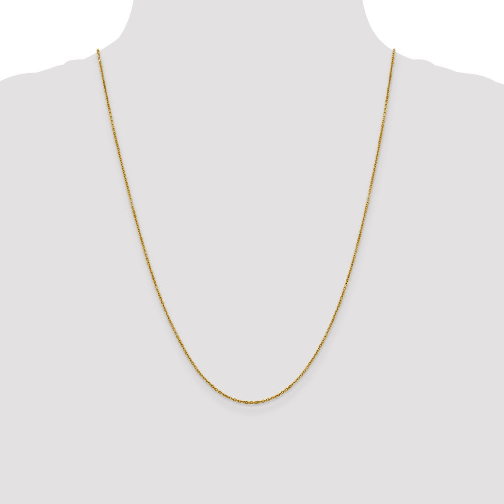 Leslie's 14K 1.25 mm D/C Rolo Chain7212-24