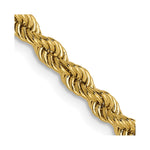 Load image into Gallery viewer, Leslie&#39;s 14K 2.75mm Regular Rope Chain7228-18

