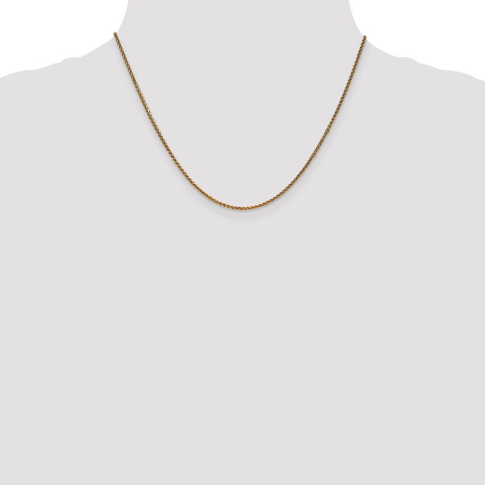 Leslie's 14K 1.4mm D/C Spiga Chain7237-18