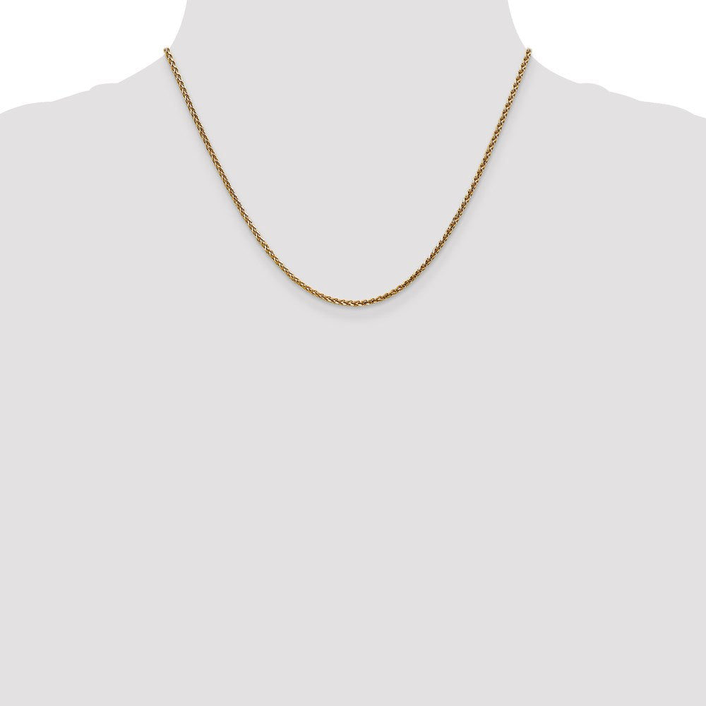 Leslie's 14K 1.8mm Solid D/C Spiga Chain7238-18
