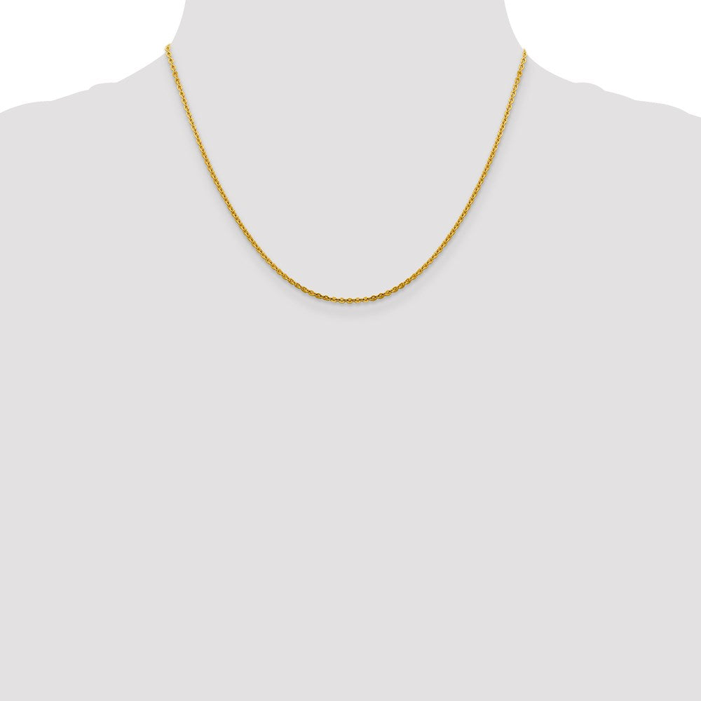Leslie's 14K 1.95 mm Flat Cable Chain7246-18